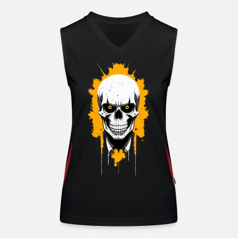 Skull Women's Functional Contrast Tank Top
