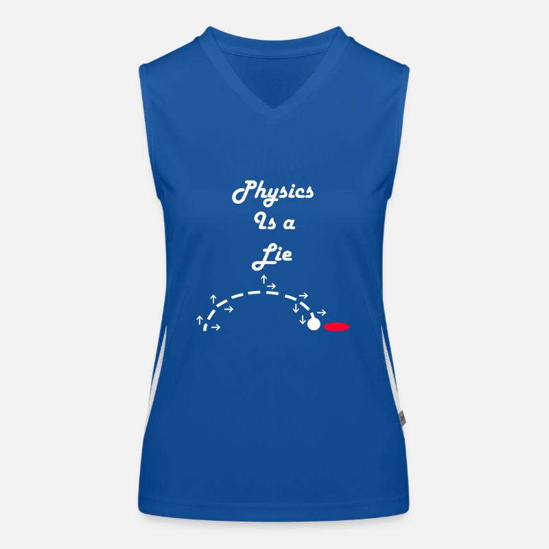 Physics is a Lie Women's Functional Contrast Tank Top