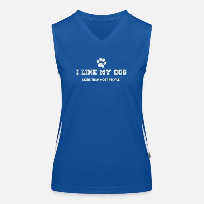 Chien Débardeur respirant contrasté Femme