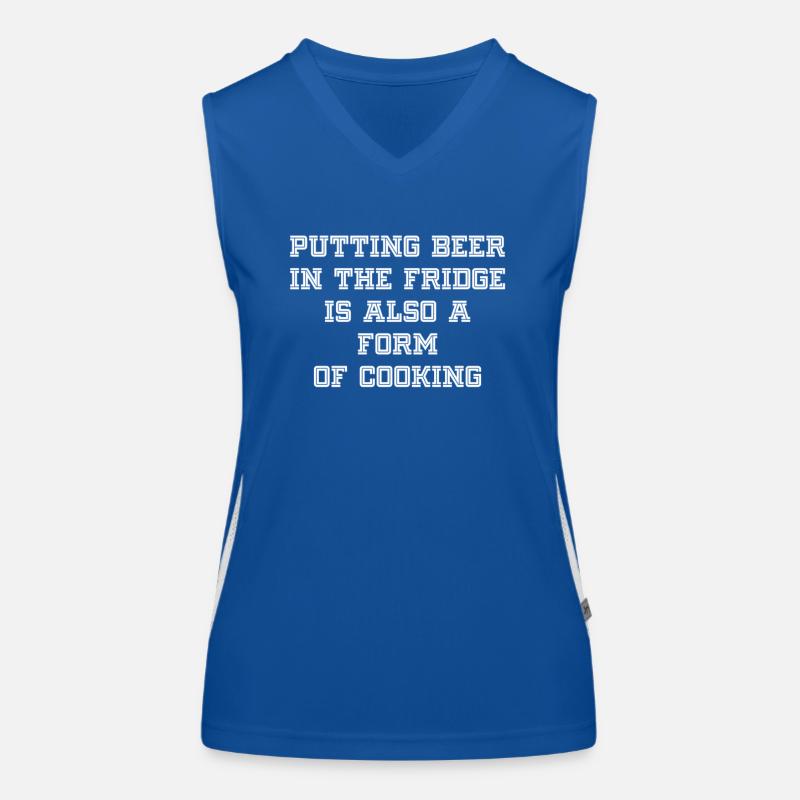 Bier Funktionelles Kontrast-Tank Top für Frauen