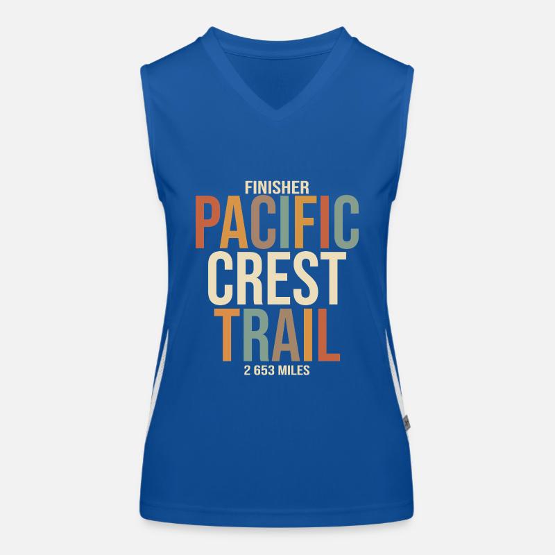 T-shirt Finisher Pacific Crest Trail Tee Rando PCT Débardeur respirant contrasté Femme