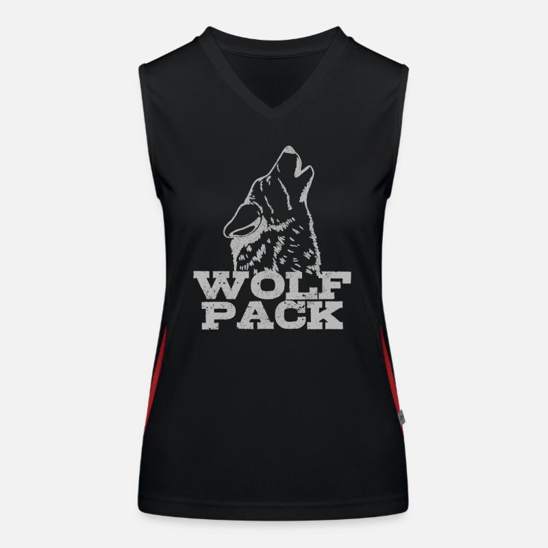 Cadeau de Wolf Pack Débardeur respirant contrasté Femme