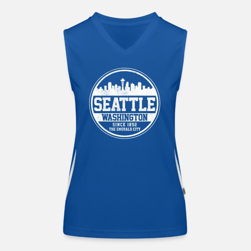 Seattle Washington Souvenir Geschenk Funktionelles Kontrast-Tank Top für Frauen