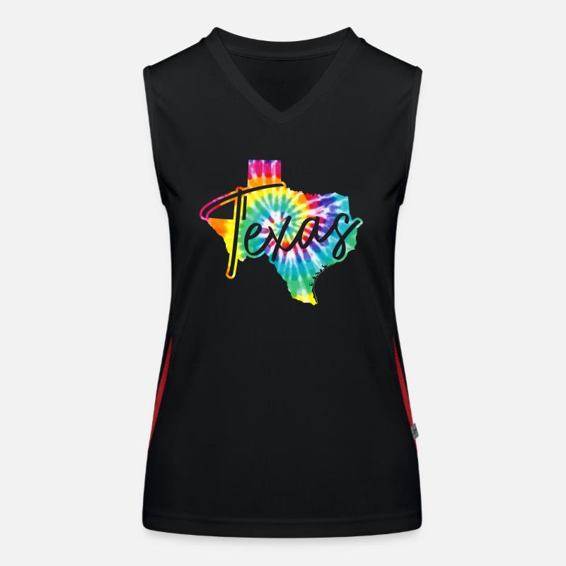 Texas Funktionelles Kontrast-Tank Top für Frauen