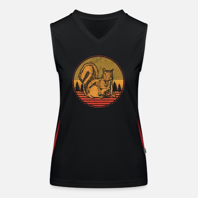 Squirrel Women's Functional Contrast Tank Top