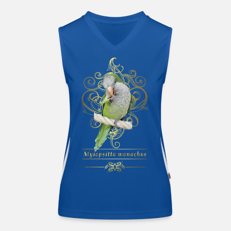 Argentine Parakeet Women's Functional Contrast Tank Top