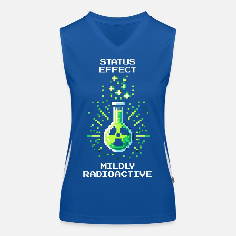 Status effect: slightly radioactive | Chemistry Women's Functional Contrast Tank Top