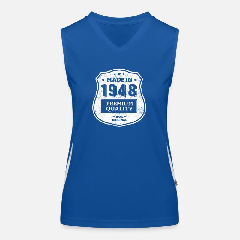 HERGESTELLT 1948 Funktionelles Kontrast-Tank Top für Frauen