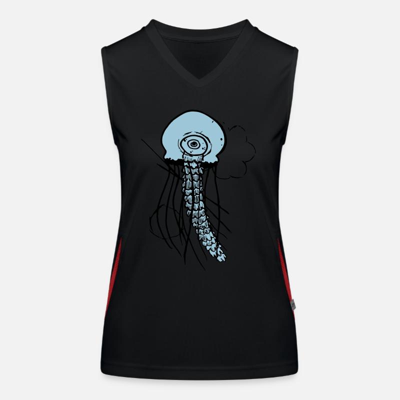 méduse Débardeur respirant contrasté Femme