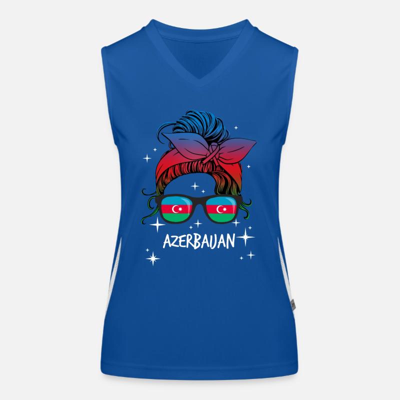 Aserbaidschan Funktionelles Kontrast-Tank Top für Frauen