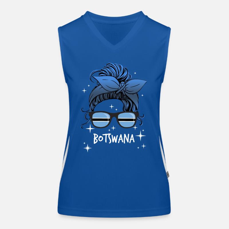 Botswana Funktionelles Kontrast-Tank Top für Frauen