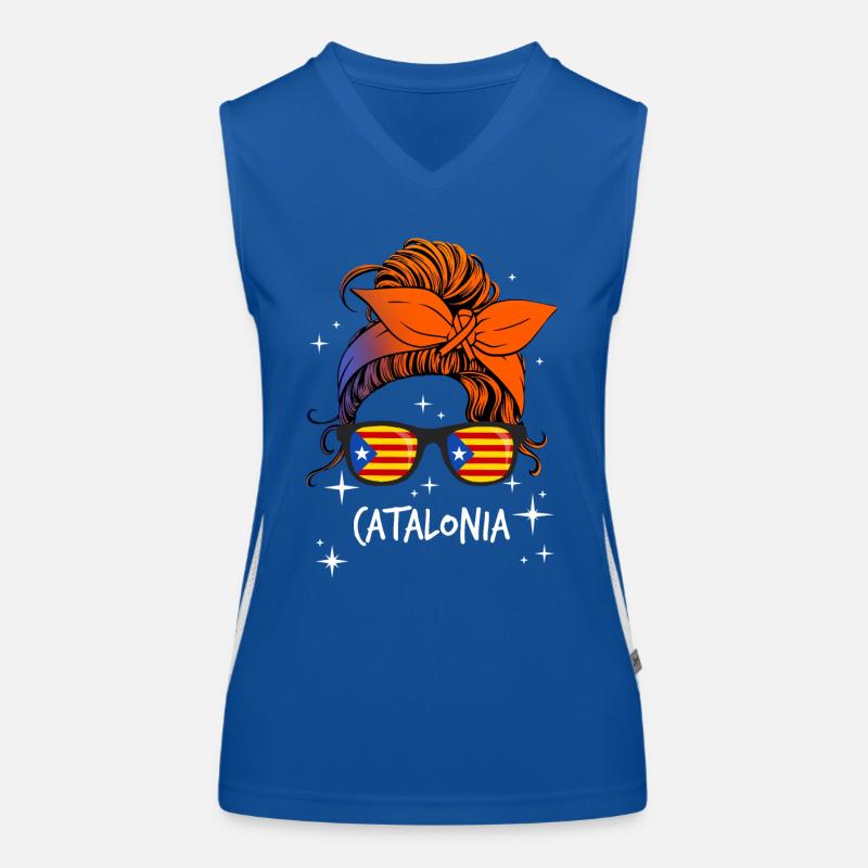 Catalogne Débardeur respirant contrasté Femme