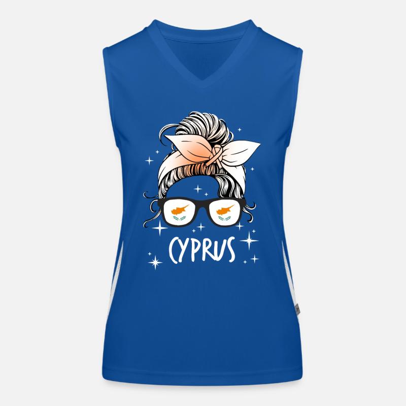 Zypern Funktionelles Kontrast-Tank Top für Frauen