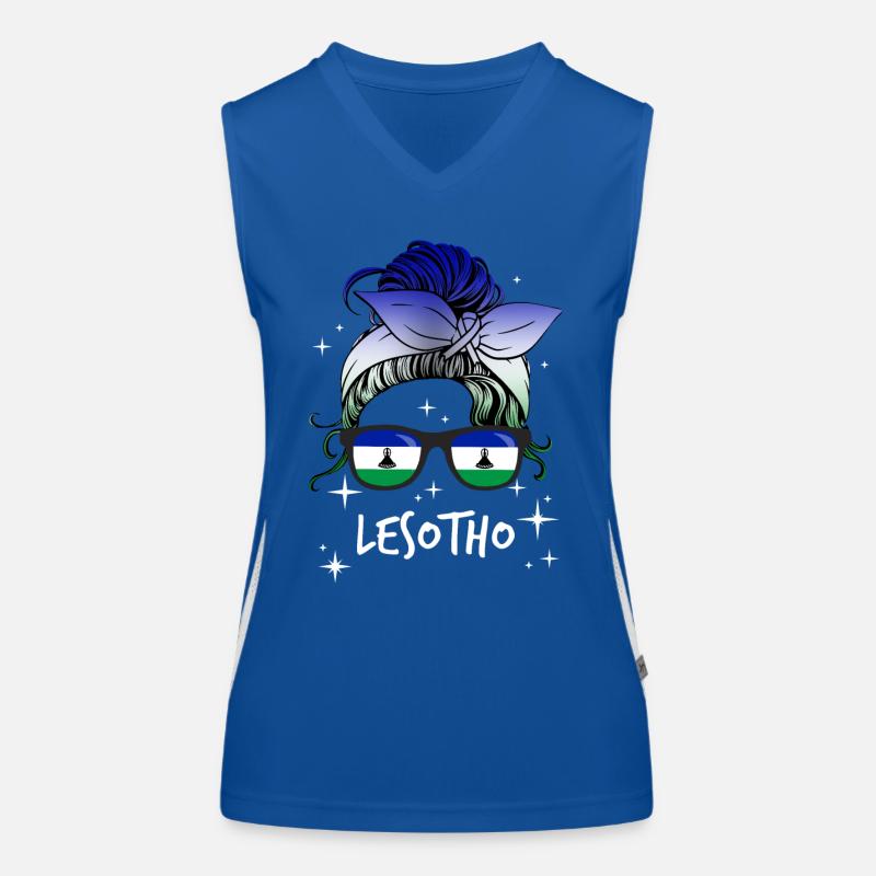 Lesotho Women's Functional Contrast Tank Top