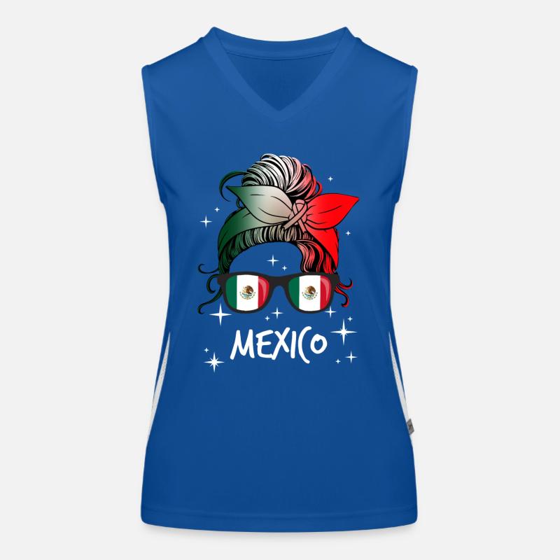 Mexiko Funktionelles Kontrast-Tank Top für Frauen