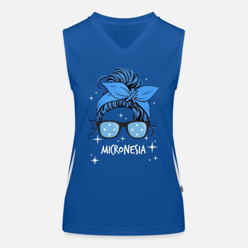 Micronesia Women's Functional Contrast Tank Top