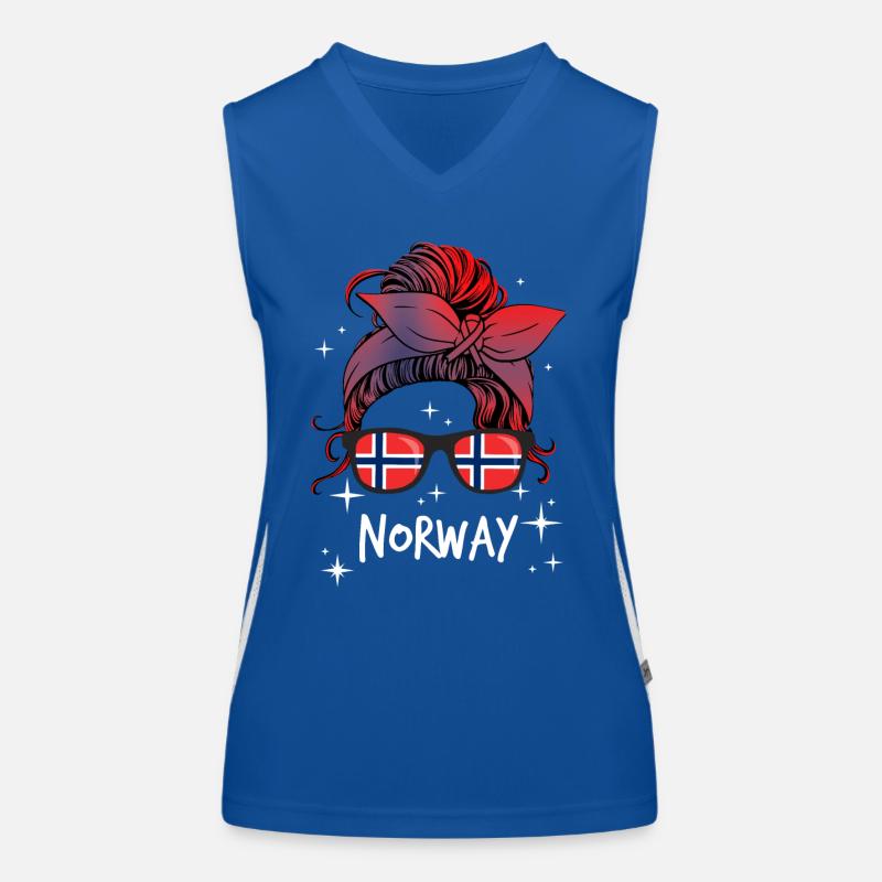 Norwegen Funktionelles Kontrast-Tank Top für Frauen
