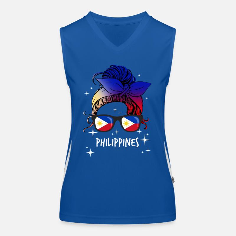 Philippines Débardeur respirant contrasté Femme