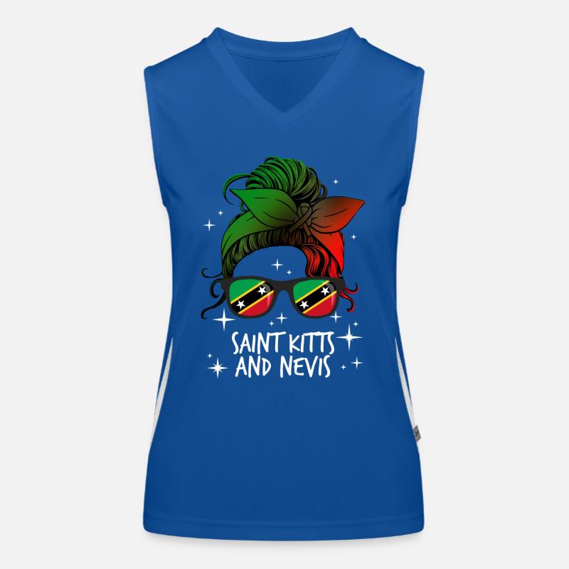 Saint Kitts and Nevis Women's Functional Contrast Tank Top