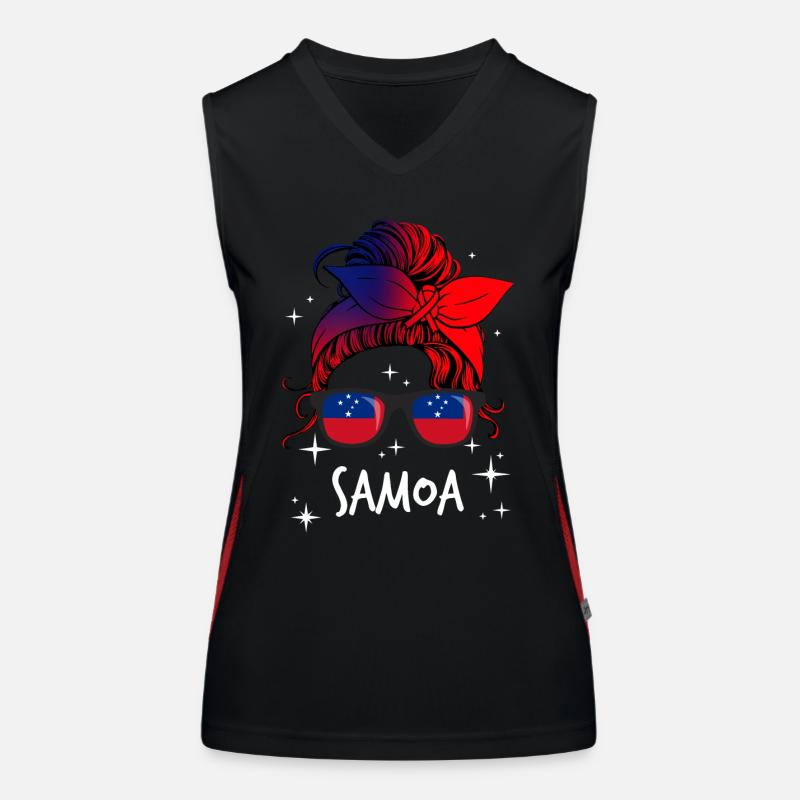 Samoa Débardeur respirant contrasté Femme