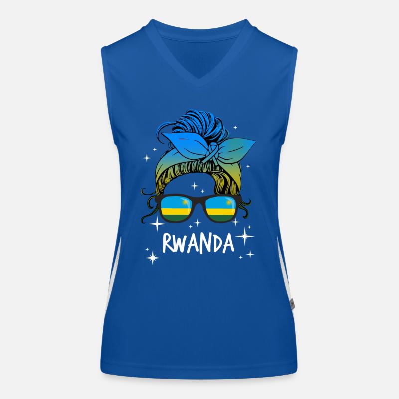 Rwanda Débardeur respirant contrasté Femme
