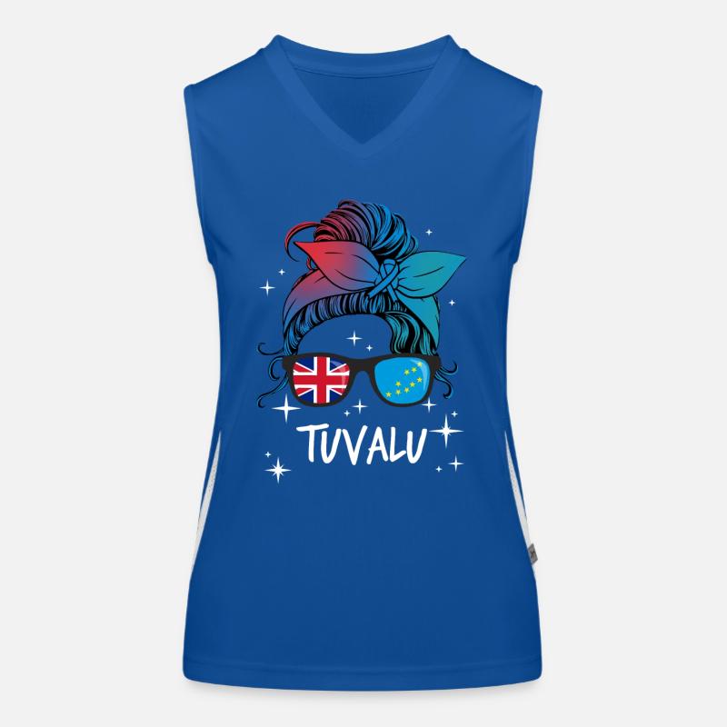 Tuvalu Débardeur respirant contrasté Femme