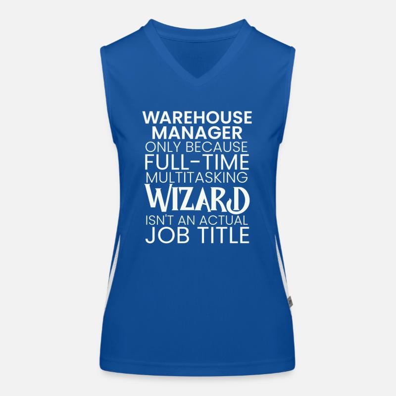 Warehouse Manager multitasking Wizard Funktionelles Kontrast-Tank Top für Frauen