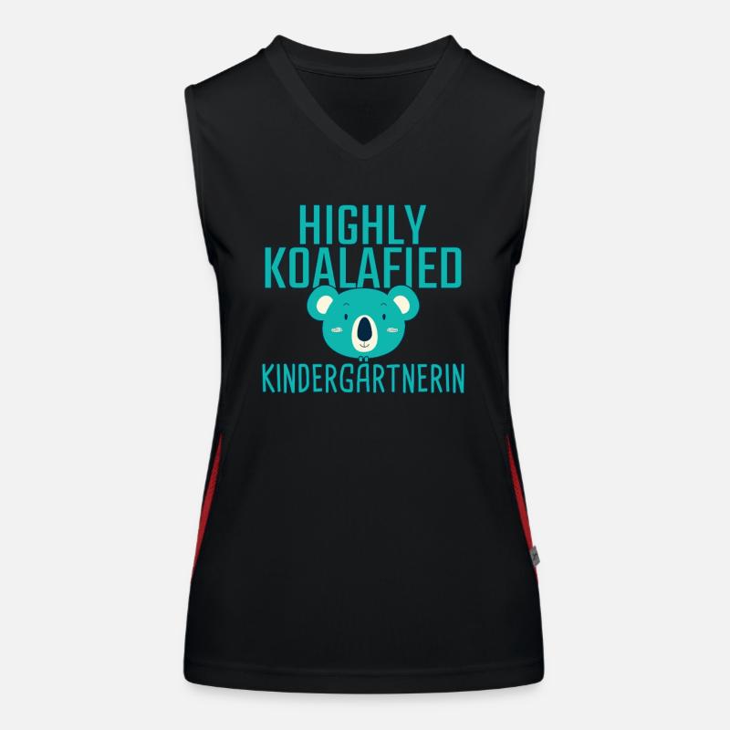 Kindergarten Teacher Koalafied Kindergarten Women's Functional Contrast Tank Top