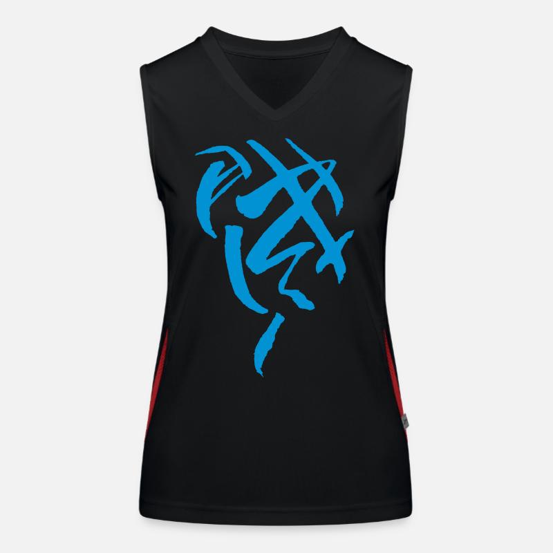 Pattern - Mystical / Vintage Vector Graphic Women's Functional Contrast Tank Top