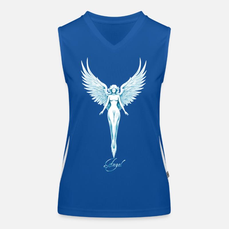 Engel 🕉 Funktionelles Kontrast-Tank Top für Frauen