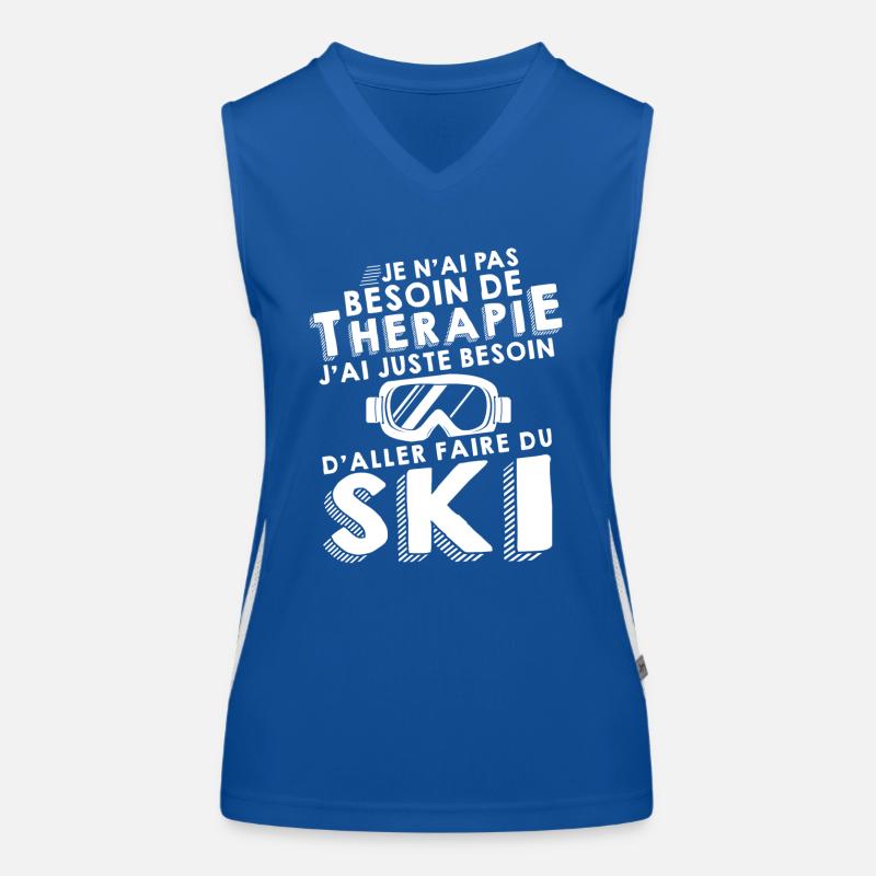 Thérapie - Ski Débardeur respirant contrasté Femme