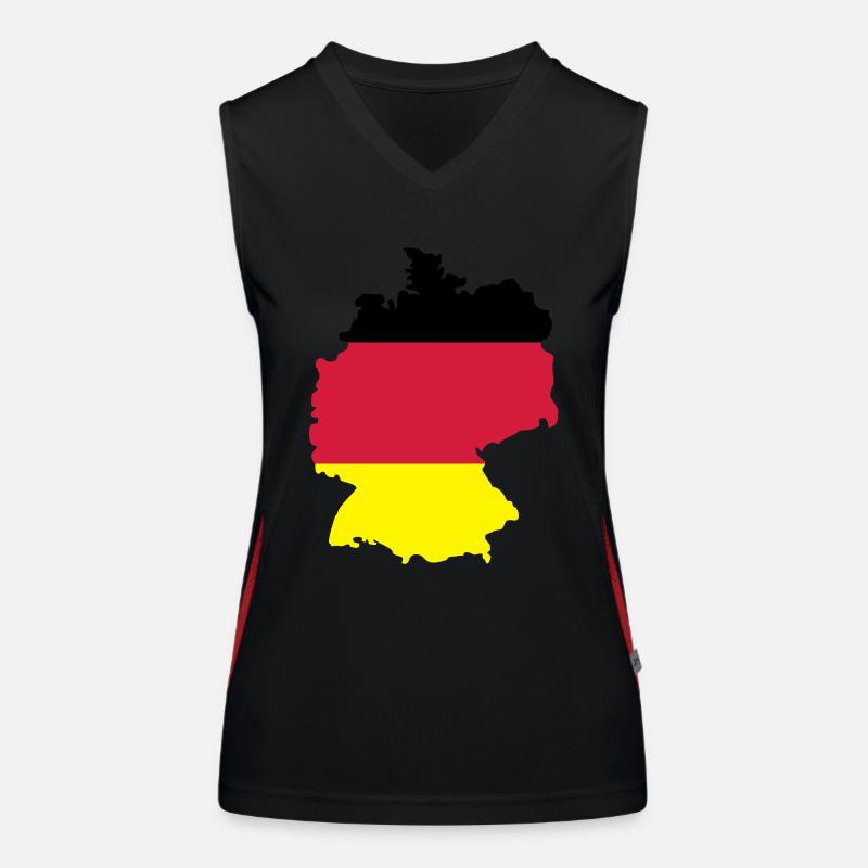 Deutschland Funktionelles Kontrast-Tank Top für Frauen