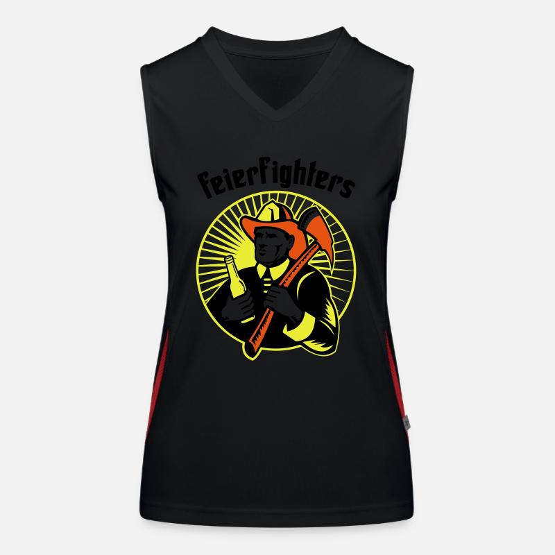 feierfighters Funktionelles Kontrast-Tank Top für Frauen