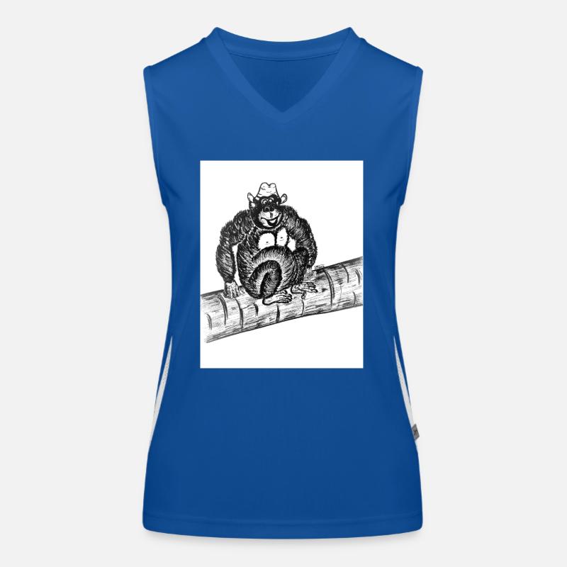 Gorille Débardeur respirant contrasté Femme