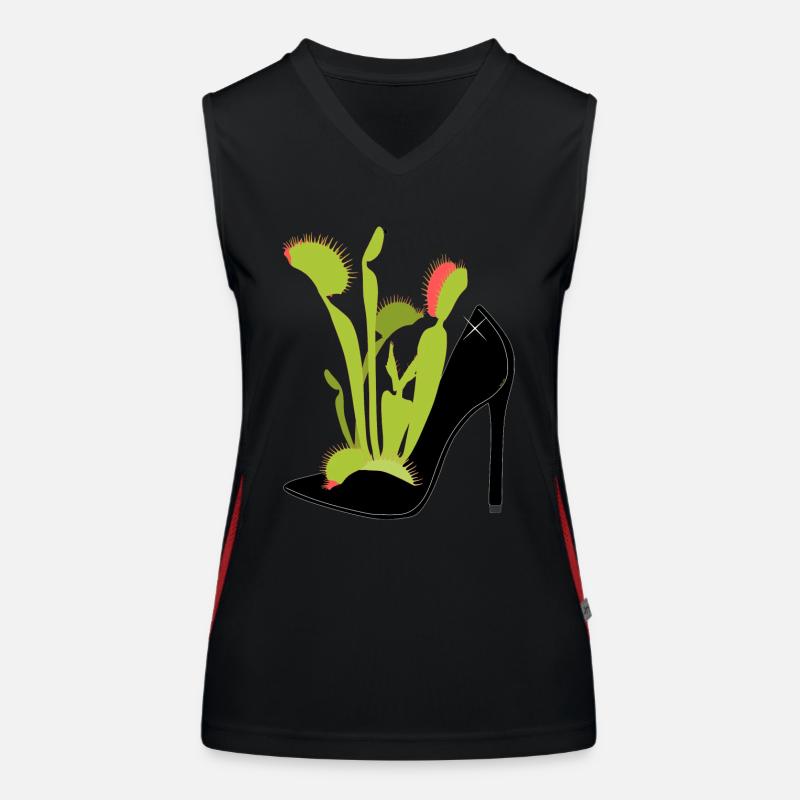 Venus flytrap Women's Functional Contrast Tank Top