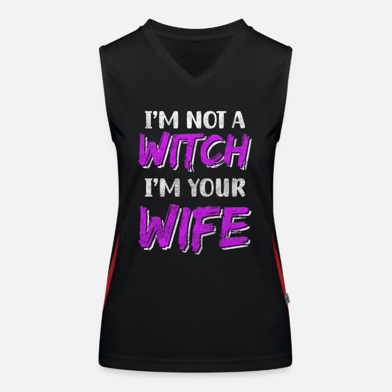 Witchcraft broom Women's Functional Contrast Tank Top