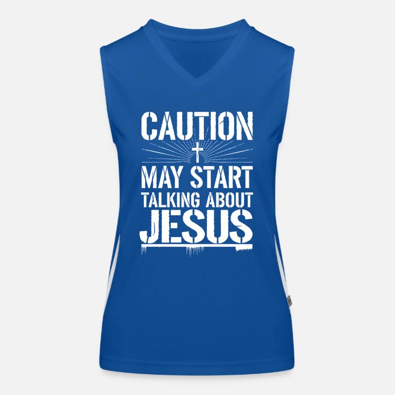 Ein starkes Glaubensstatement Funktionelles Kontrast-Tank Top für Frauen