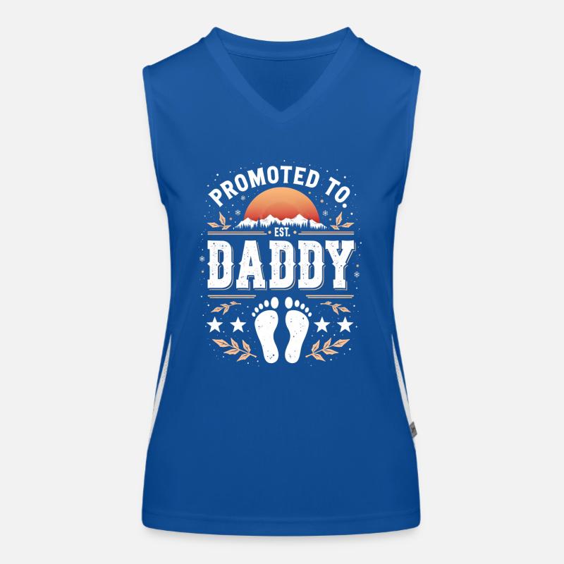 Promoted to Daddy Est. 2025 Women's Functional Contrast Tank Top