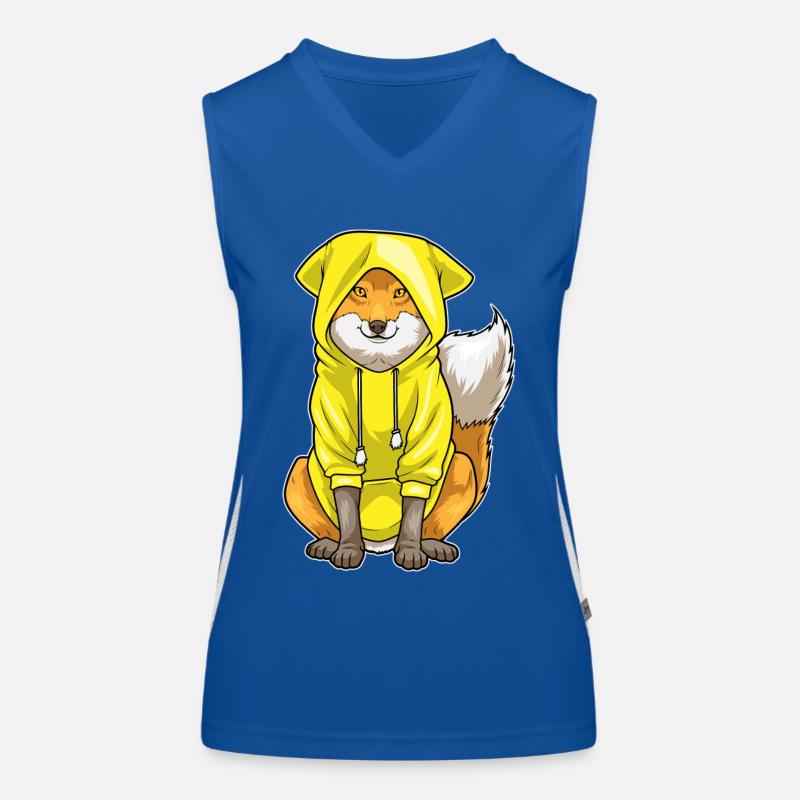 Sweat à capuche Fox Pullover Débardeur respirant contrasté Femme