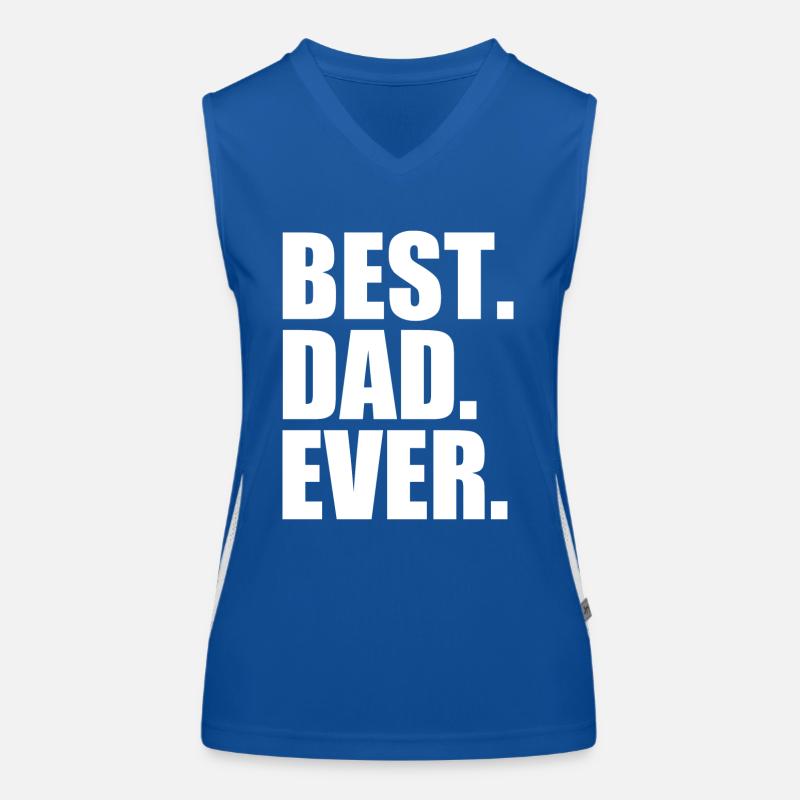 Best dad ever Débardeur respirant contrasté Femme