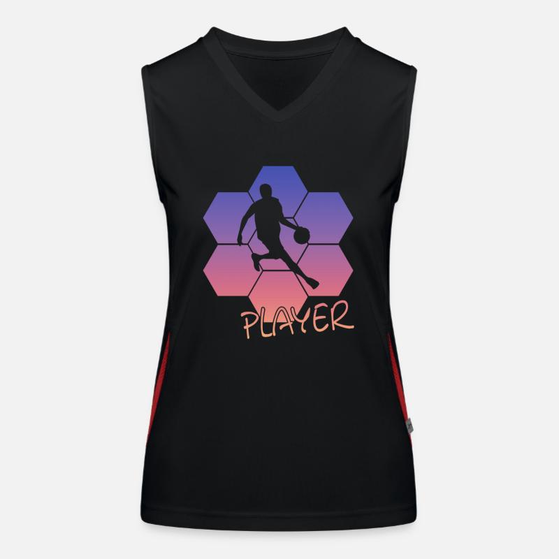 Basketball Funktionelles Kontrast-Tank Top für Frauen