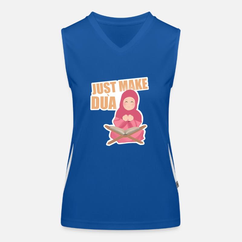 Just Make Dua Funktionelles Kontrast-Tank Top für Frauen