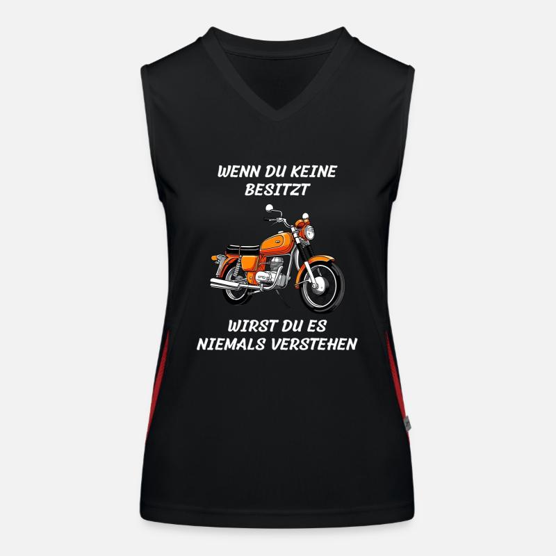 lustiger Spruch Simson Funktionelles Kontrast-Tank Top für Frauen
