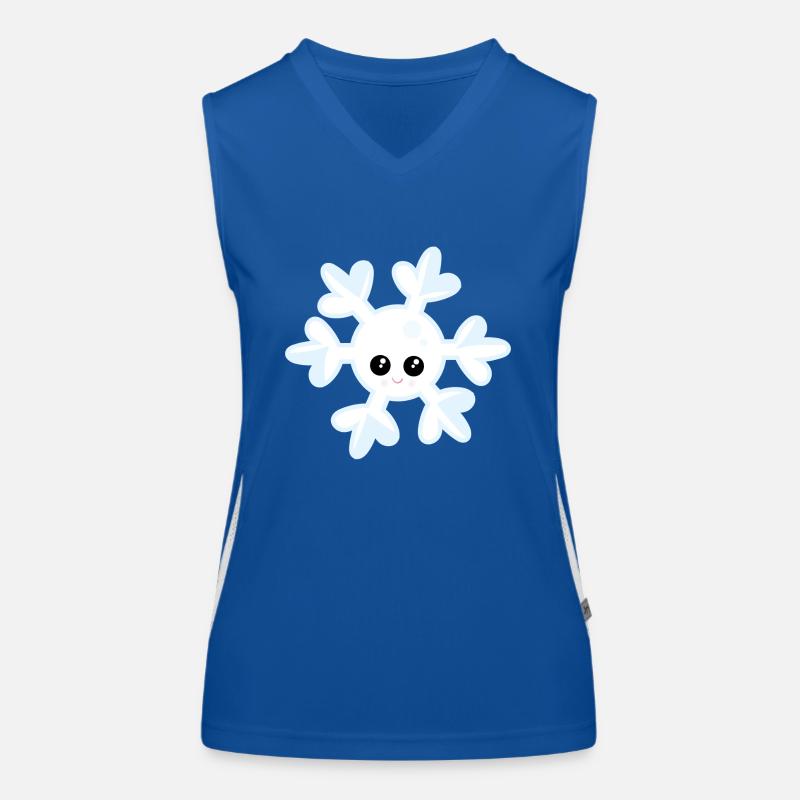 snowflake Women's Functional Contrast Tank Top