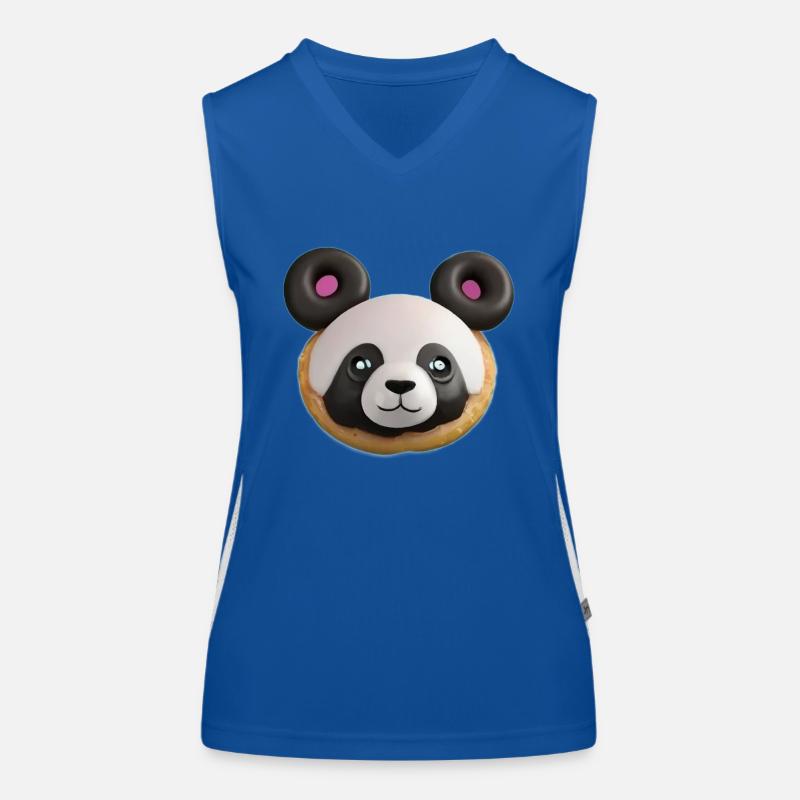 Panda Triple Donuts Débardeur respirant contrasté Femme