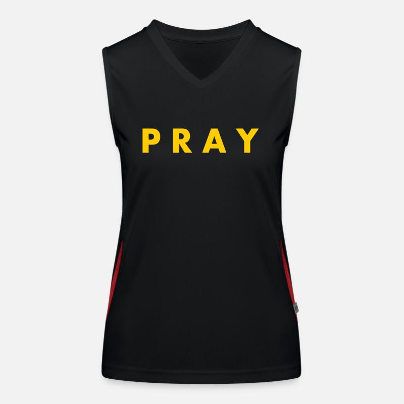 Pray Débardeur respirant contrasté Femme