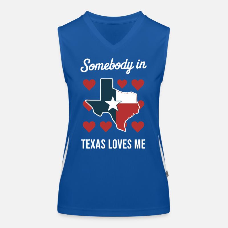 Texas State Texaner Texas Funktionelles Kontrast-Tank Top für Frauen