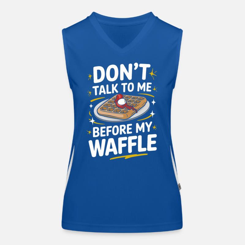 Waffles Breakfast Sweets Women's Functional Contrast Tank Top