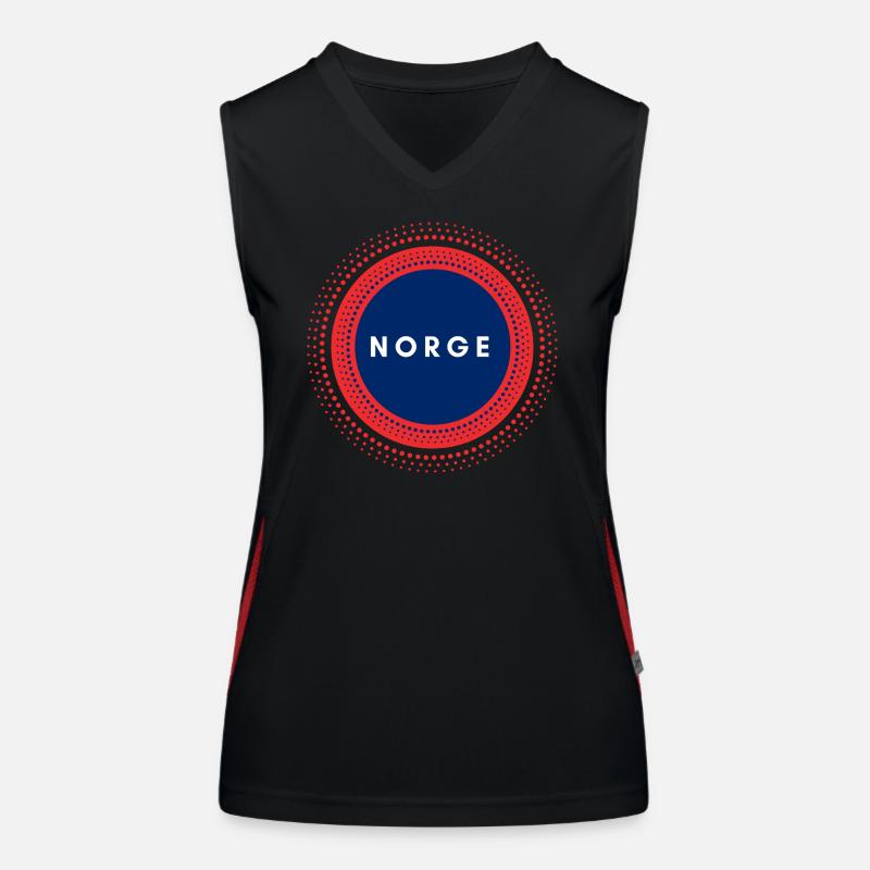 Norwegen Funktionelles Kontrast-Tank Top für Frauen