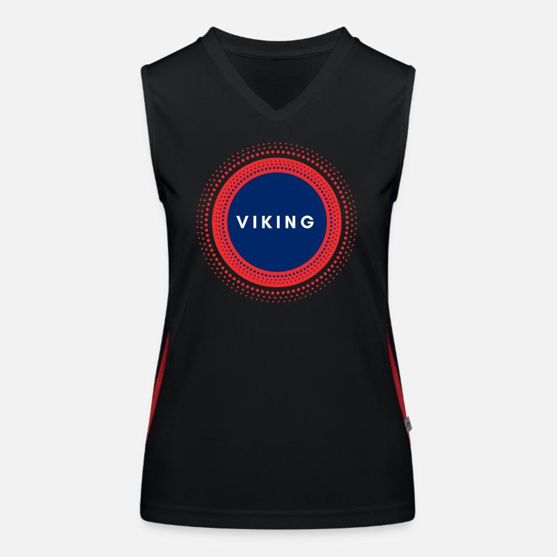 Wikinger Funktionelles Kontrast-Tank Top für Frauen